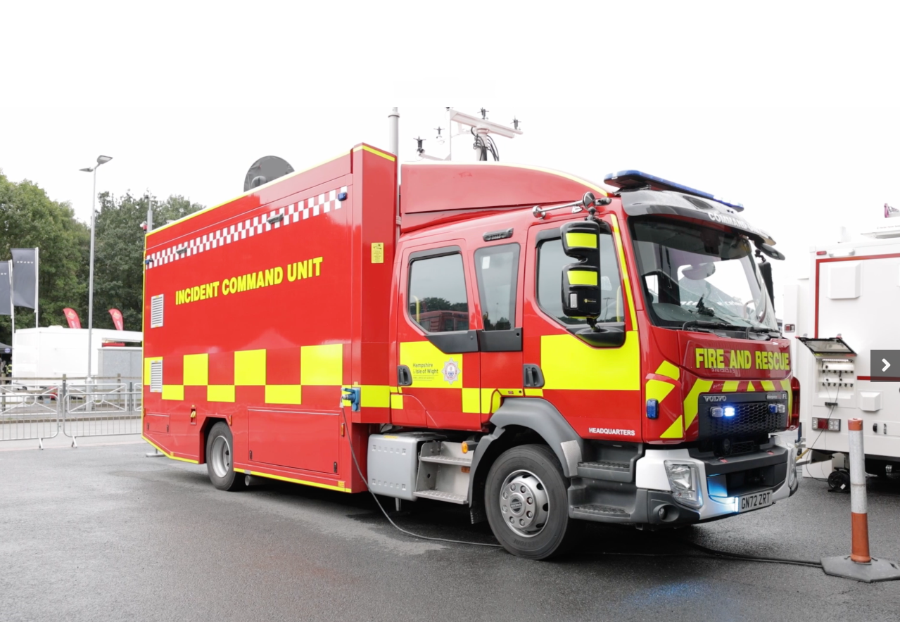 Hampshire and Isle of Wight fire and Rescue Incident Command Unit